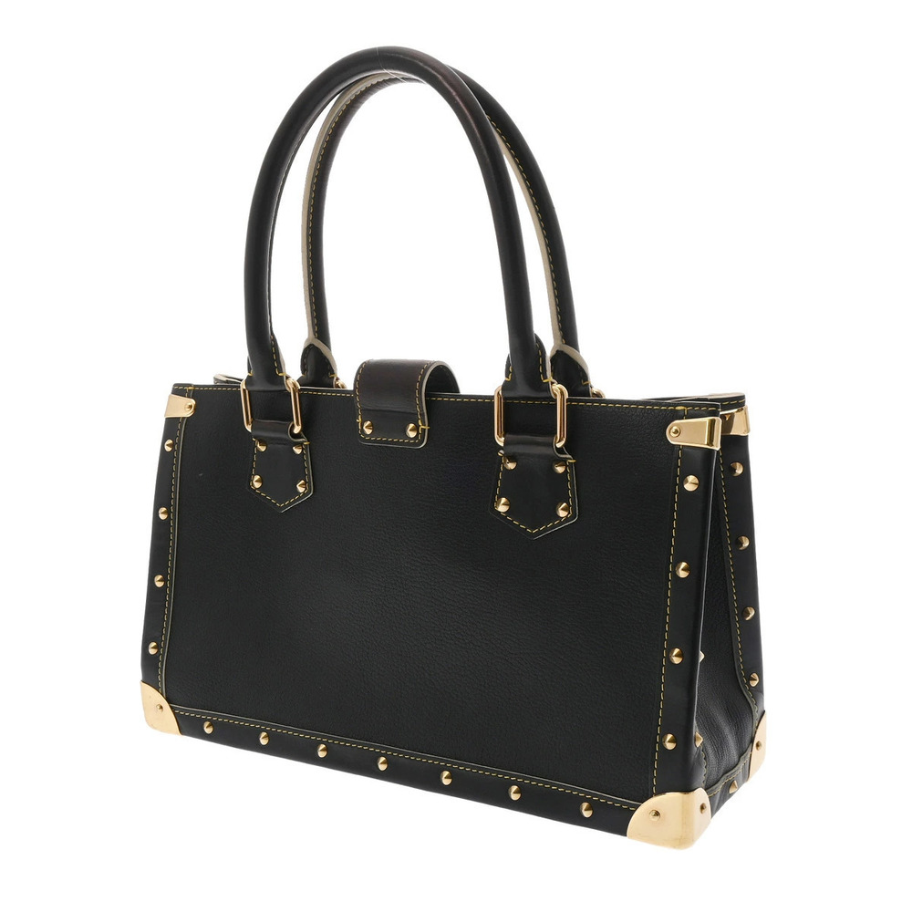 Louis Vuitton Handbag Black Fabulous Leather Suhali